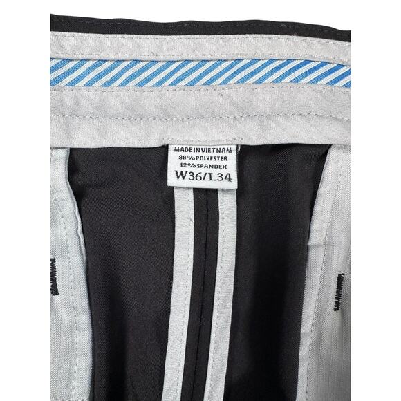 Footjoy Golf Pants Mens Size 36x34 Black Performance Business Casual - Picture 3 of 10